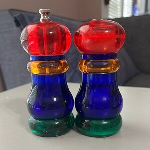 Fiestaware Colorful Salt & Pepper Mill Set